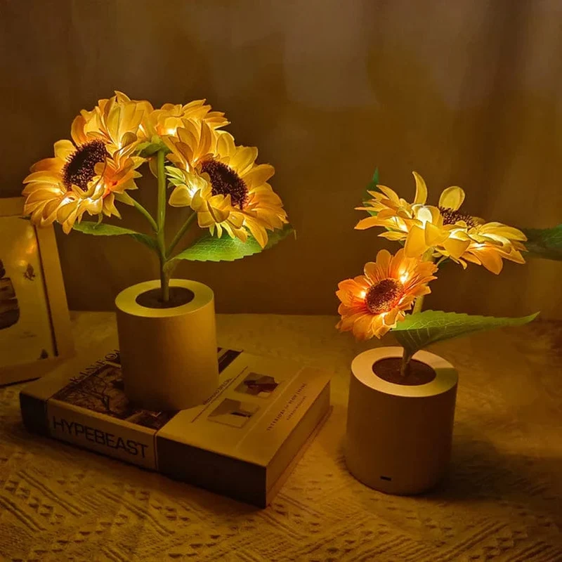 Veilleuse Tournesol Esthétique Rayonnante