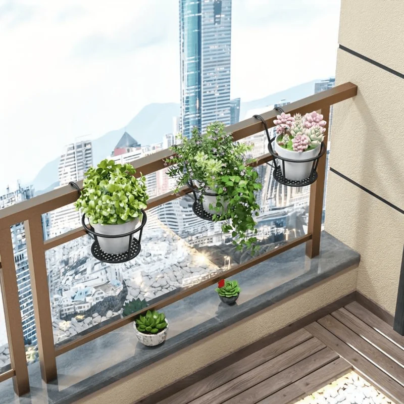 Support de Pot de Fleurs pour balcon