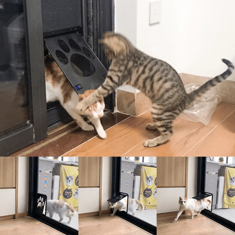 Trappe de Moustiquaire Magnétique Sécurisée pour Animaux
