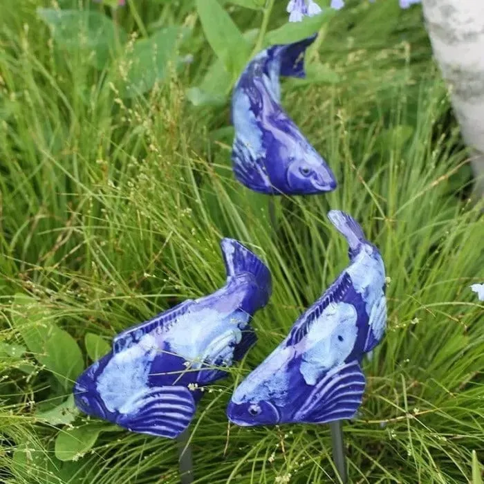 Statue de Carpe Artistique Éclatante