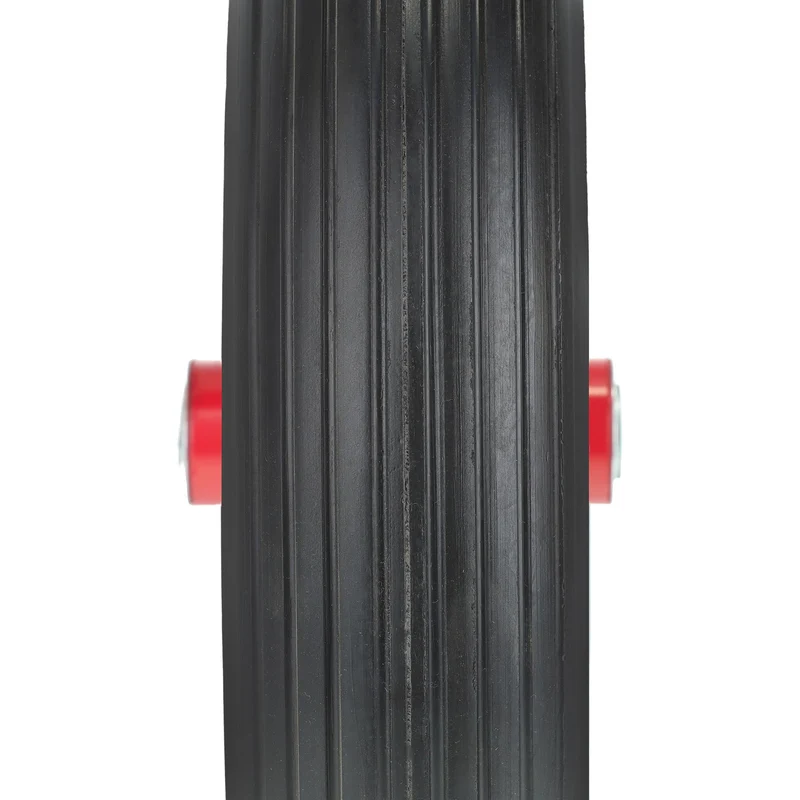 Roue de brouette increvable 37 cm maniable confort de conduite optimale en caoutchouc noir 13_0012309