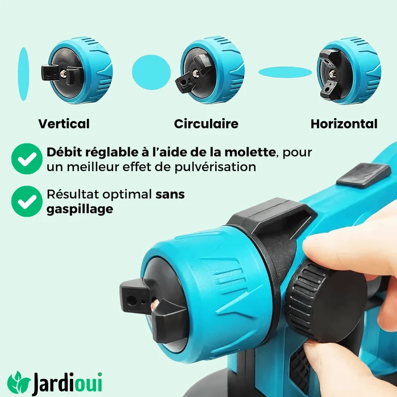 Pistolet à Peinture Électrique Sans Fil Portatif Magique (+Batterie Offerte)