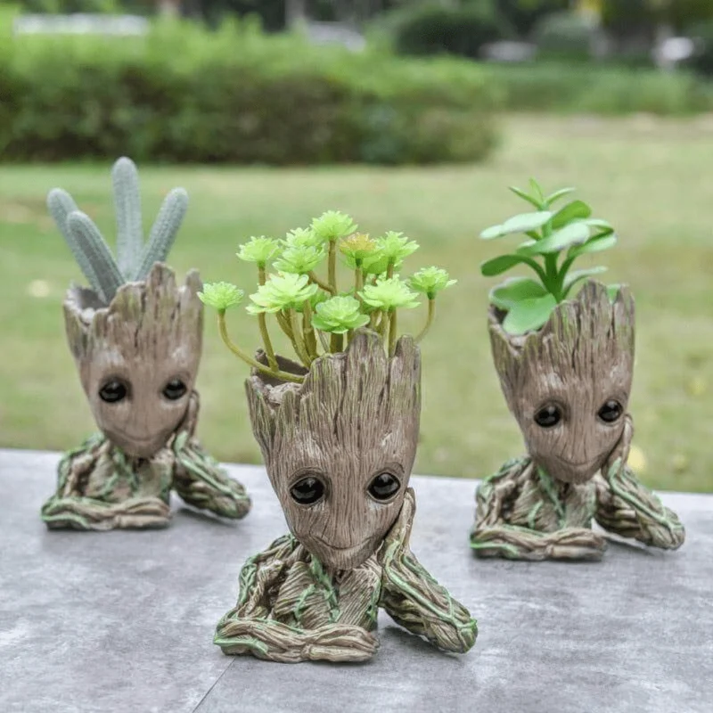 Pot de Plantes Fantaisiste "Gardien de la Forêt"