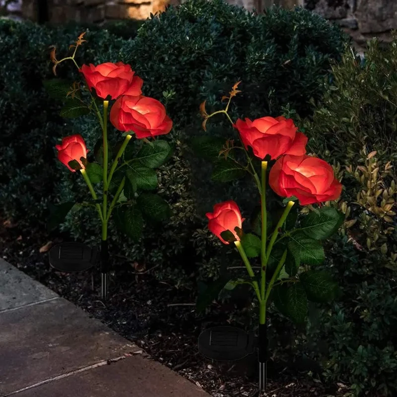 Lampe Solaire "Bouquet de Roses" Originale