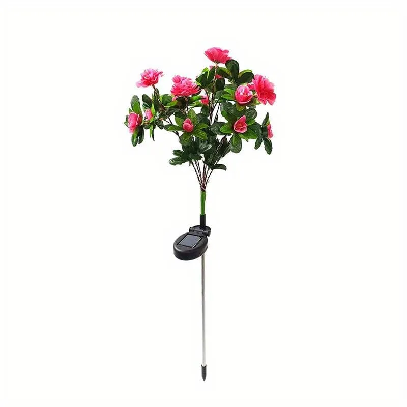 Lampe LED Solaire en Fleurs Artificielles