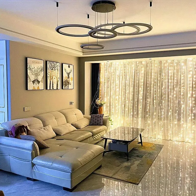 Guirlande Lumineuse Premium pour Rideaux