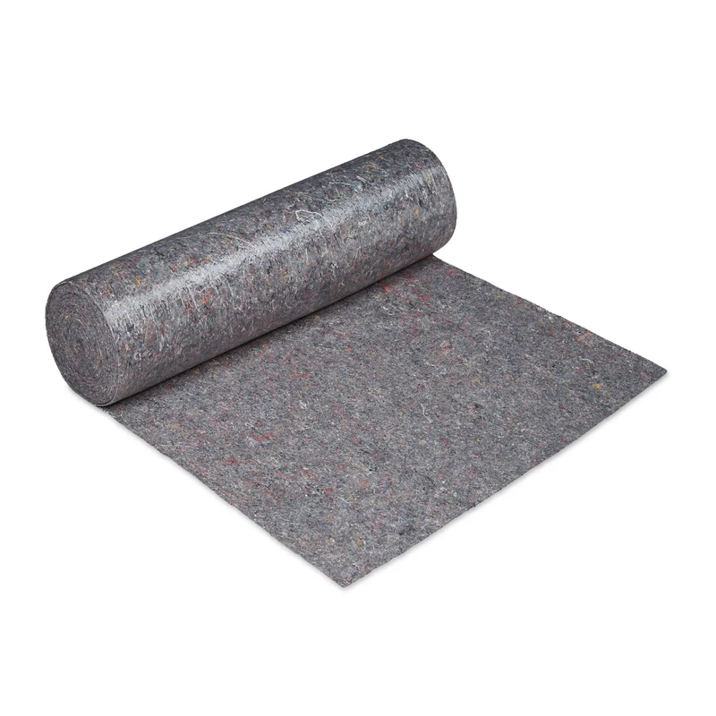 Couverture de protection pour sol rénovation antidérapante 1 x 50 m en tissu non tissé gris 13_0010418
