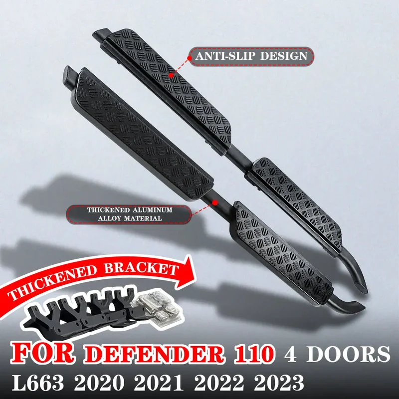 Marchepieds Latéraux Acier Land Rover Defender 110