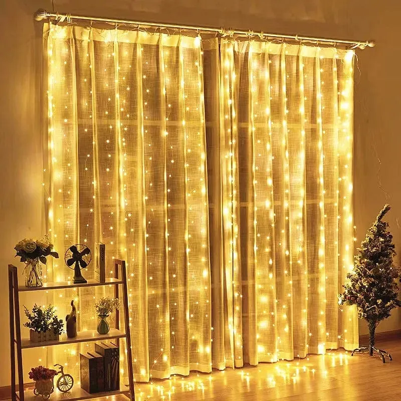 Guirlande Lumineuse de Rideau Enchanteresse
