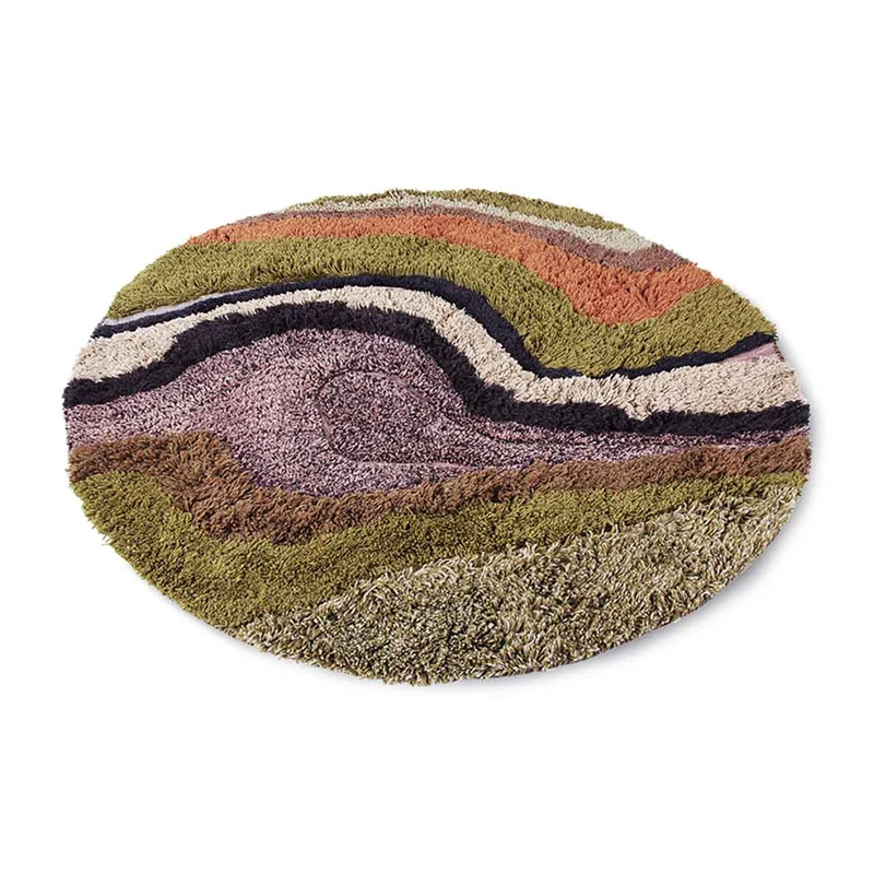 TAPIS ROND TUFTÉ