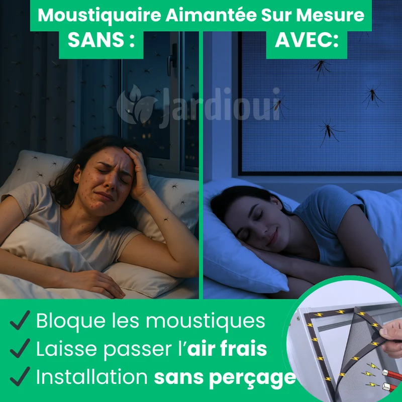 Moustiquaire Magnétique sur Mesure