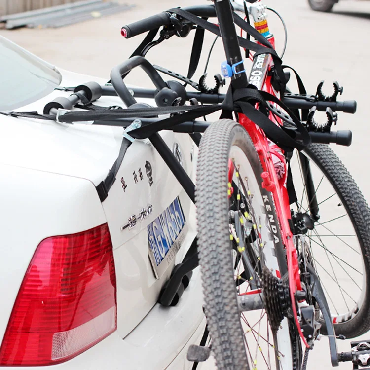 Porte-Vélos de Coffre 3 Vélos Universel Sangles