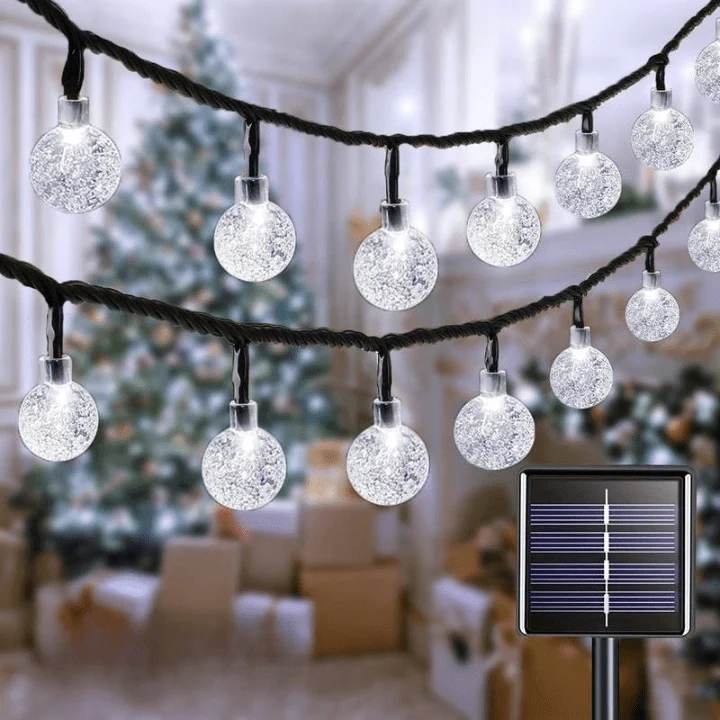 Guirlande Solaire Ampoule Scintillante LED