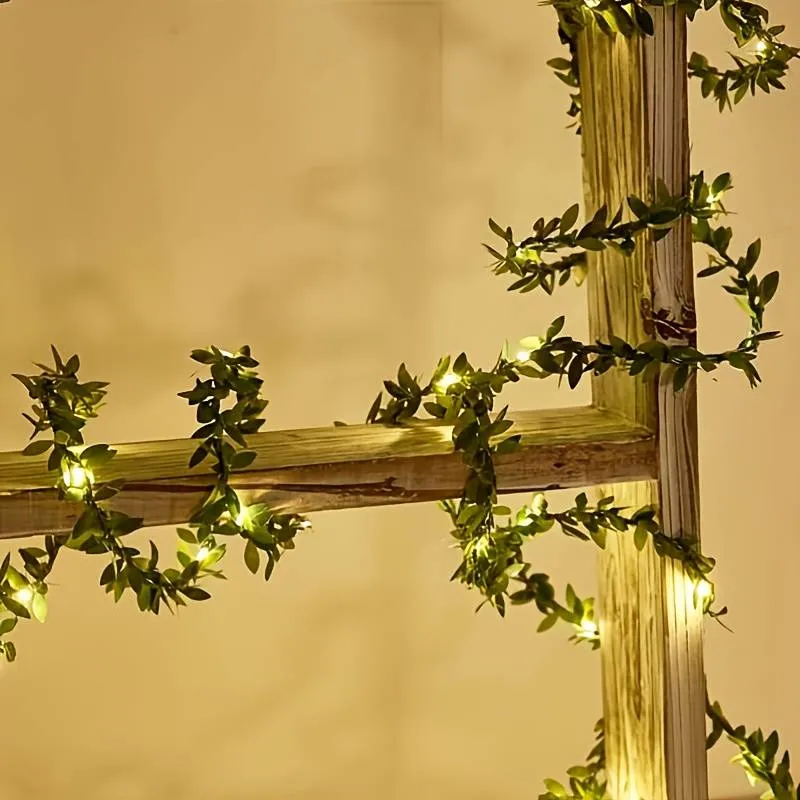 Guirlande LED Lierre Émeraude Brillante