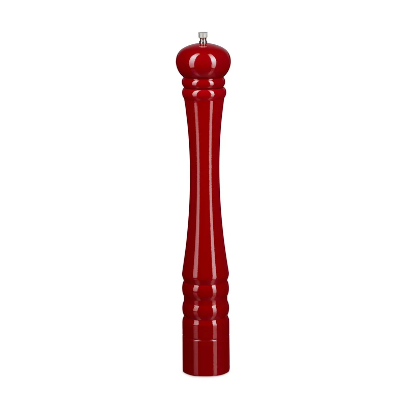 Moulin à poivre en bois de bouleau 40 x 6 x 6 cm design classique ergonomique pour épices en bois naturel 13_0005225