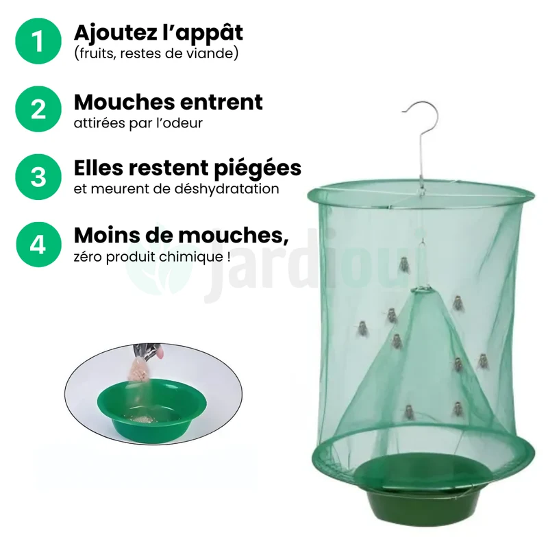 Piège à mouches Suspendu d'Extérieur Ultra Efficace