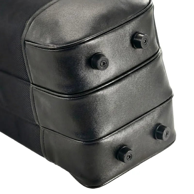 Sac de transport pour cannes à pêche 22 x 150 x 20 cm intérieur rembourré durable style moderne en polyester noir 13_0020611