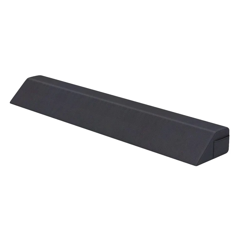 Oreiller compensé multifonction pour lit simple 99 x 25 x 13 cm soutien ergonomique ambiance cosy en polyester gris 20_0021085