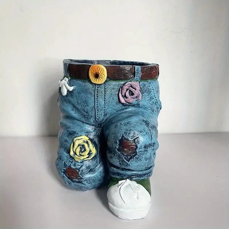 DenimVase™ - Pot de Fleurs Jean Innovant
