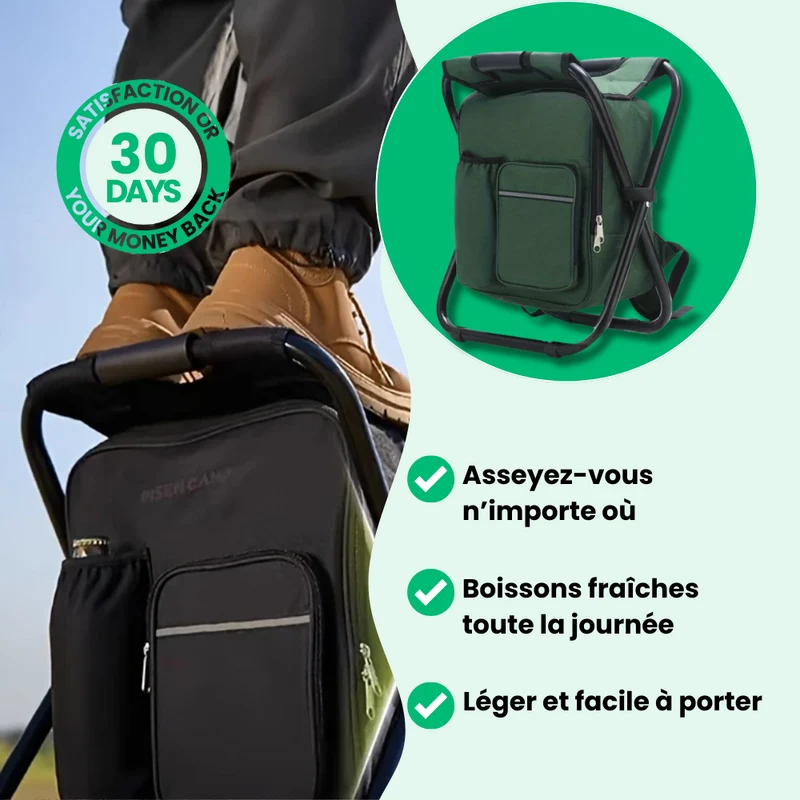Chaise Sac à Dos 3-en-1 Ultime
