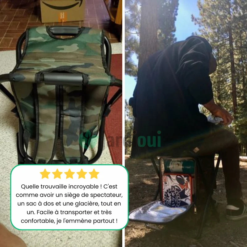 Chaise Sac à Dos 3-en-1 Ultime