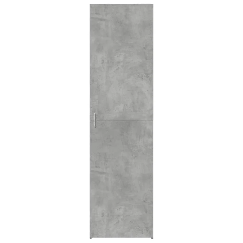 Buffet bahut commode armoire meuble de rangement organisateur cuisine salle de séjour salon haut 50 x 42,5 x 185 cm bois d'ingénierie gris 02_0034449