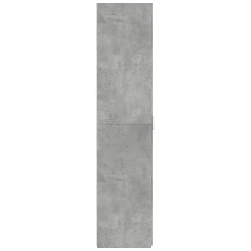 Buffet bahut commode armoire meuble de rangement organisateur cuisine salle de séjour salon haut 50 x 42,5 x 185 cm bois d'ingénierie gris 02_0034449
