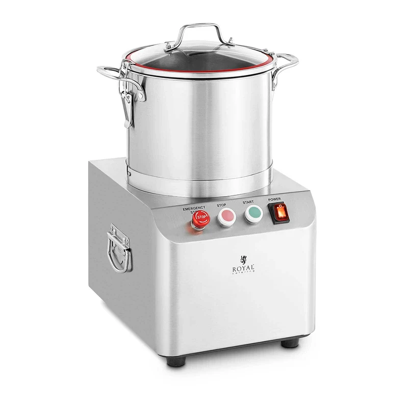 Cutter de cuisine 1400 tr/min 10 litres professionnel acier inoxydable 14_0004527