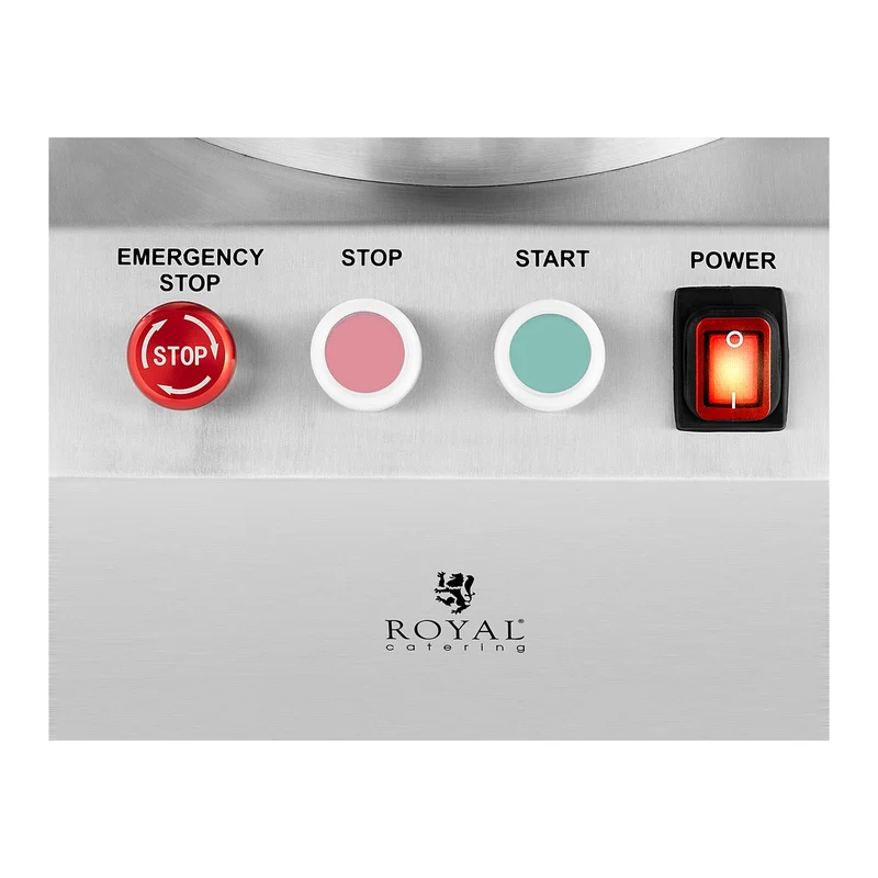 Cutter de cuisine 1400 tr/min 10 litres professionnel acier inoxydable 14_0004527