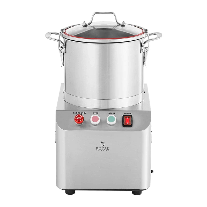 Cutter de cuisine 1400 tr/min 10 litres professionnel acier inoxydable 14_0004527