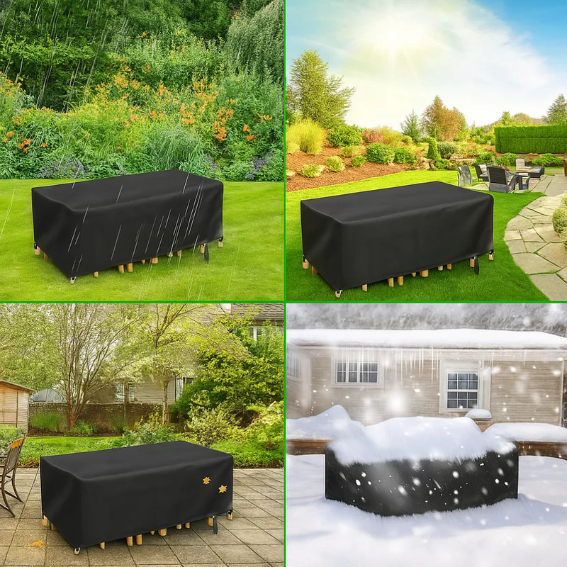 Housse de Table de Jardin Protectrice Premium
