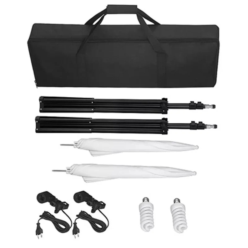 Kit de studio et toile de fond professionnel verte 600 x 300 cm et lumières 02_0001423