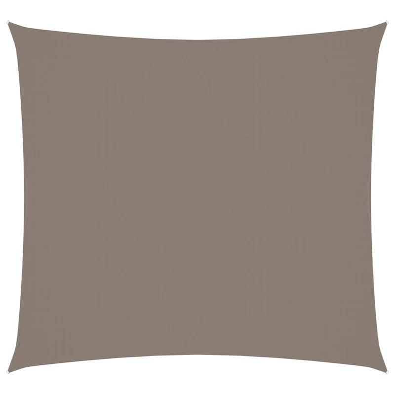 Voile toile d'ombrage parasol tissu oxford carré 4,5 x 4,5 m taupe 02_0009500