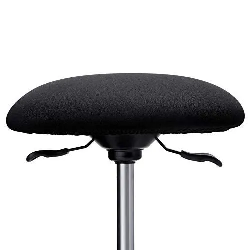 Tabouret ergonomique siège de travail rotatif à 360° tabouret assis debout hauteur réglable 50-70 cm avec patin antidérapant 12_0000970