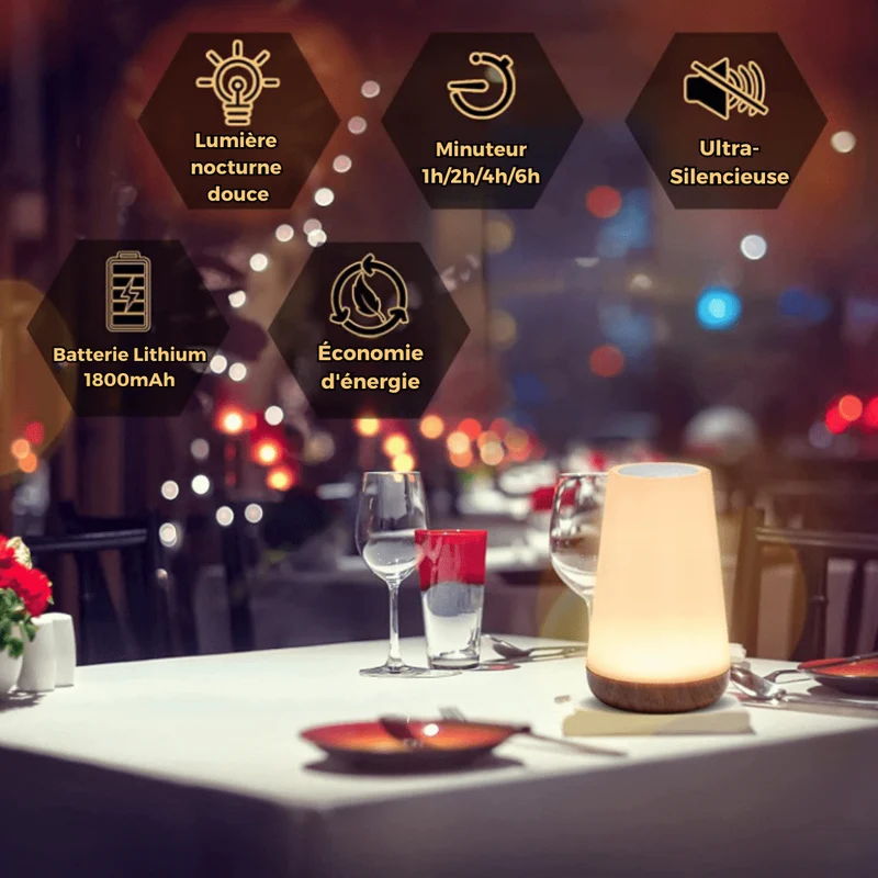 VividNight™ - Lampe LED portable et colorée