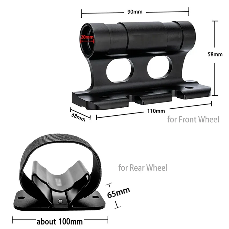 Porte-Vélos de Toit Fixation Fourche Aluminium