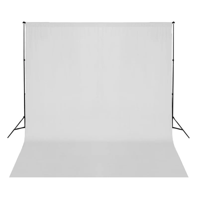 Kit de studio photo professionnel avec lampes toile de fond et réflecteur blanc 02_0001464
