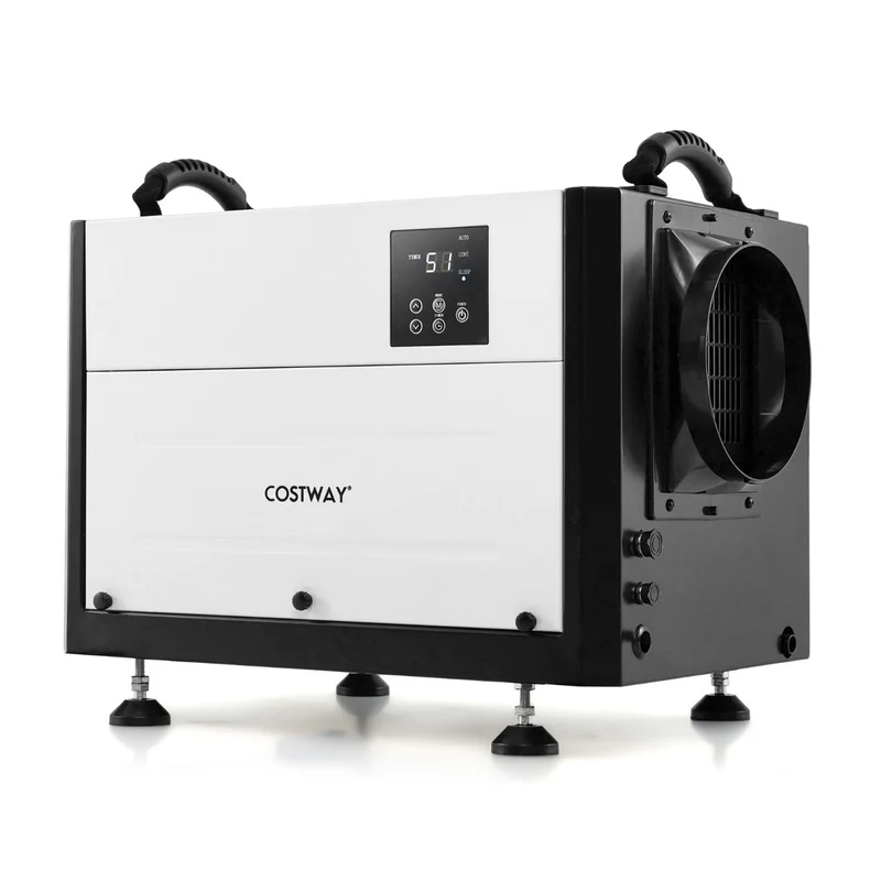 Déshumidificateur 52 x 35,5 x 35 cm 58,5 L/jour 3 modes silencieux et efficaces en métal blanc 20_0011712