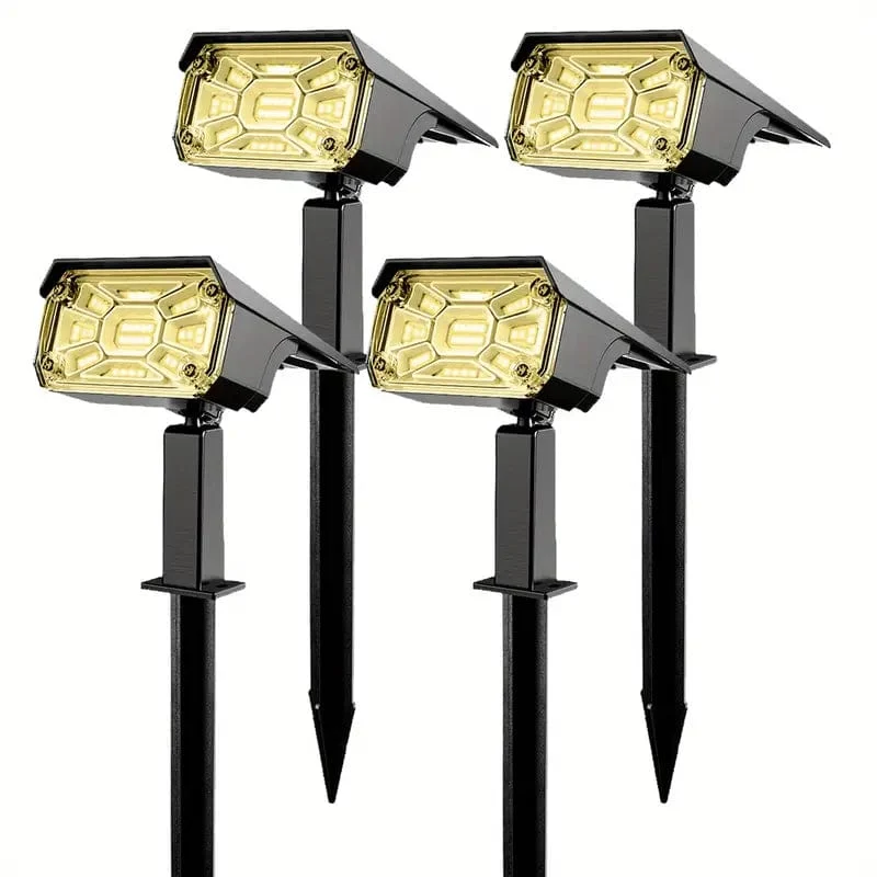 Lampes Solaires LED d'Extérieur Étanches Design Élégant