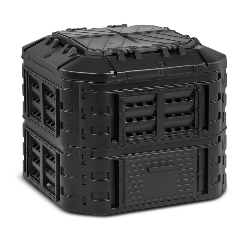 Composteur de jardin 600 litres polypropylène haute qualité 14_0007488