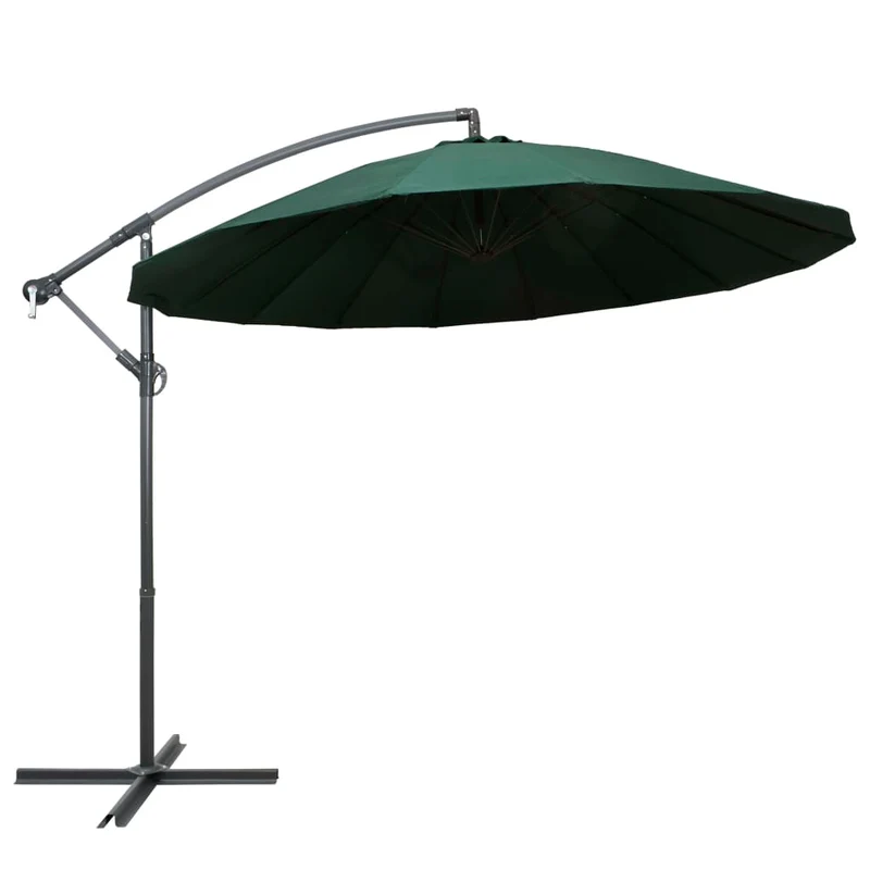 Parasol suspendu 3 m aluminium vert 02_0008729