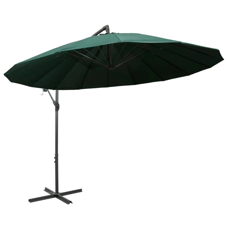 Parasol suspendu 3 m aluminium vert 02_0008729