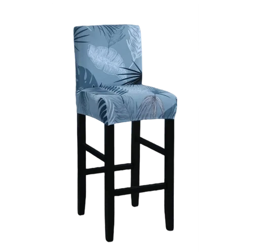 Housse de Tabouret Tropical Bleu