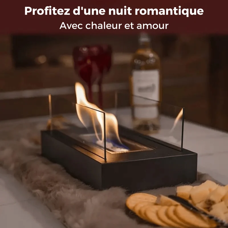 Cheminée de Table Bioéthanol Élégante