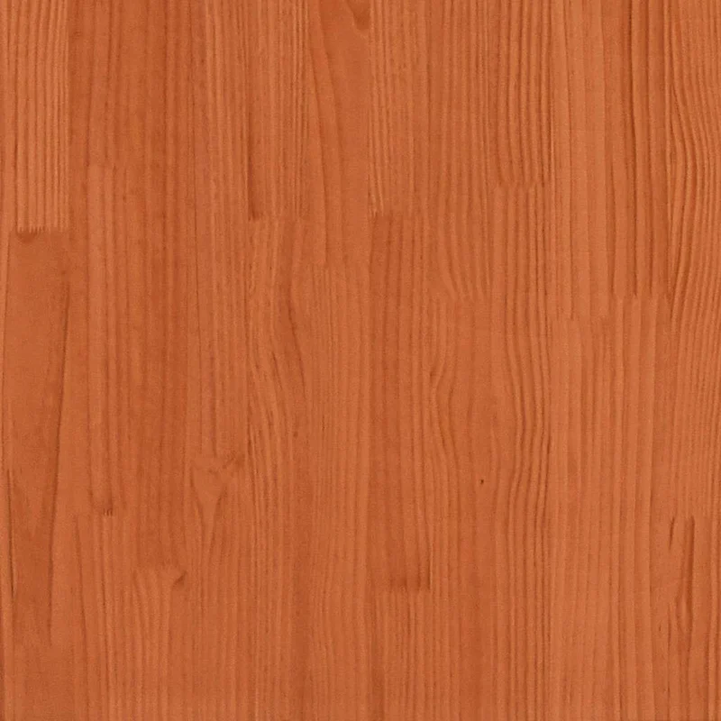 Jardinière bac lit surélevé plantes fleurs terrasse jardin cire 70 x 70 x 46 cm bois de pin massif marron 02_0038491