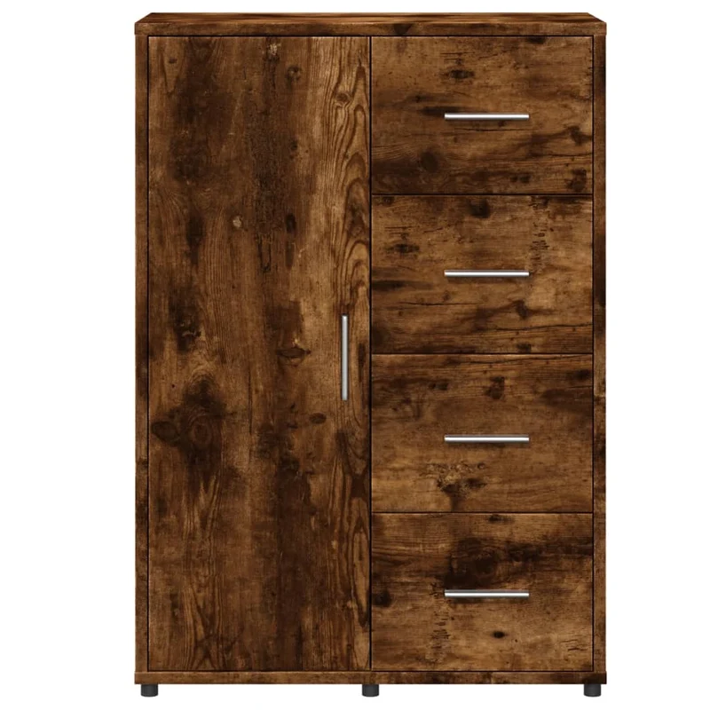 Buffet bahut commode armoire meuble de rangement organisateur cuisine salle de séjour salon 60 x 31 x 84 cm bois d'ingénierie marron 02_0030970