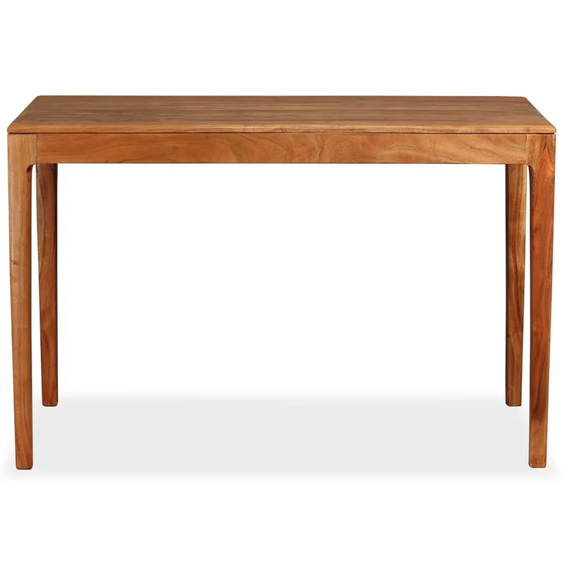 Table de salon salle à manger design Bois massif 118 x 60 x 76 cm 0902198