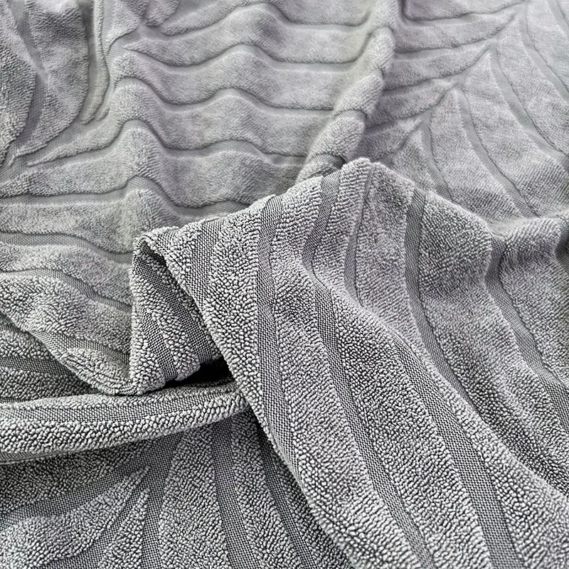 Housse de Coussin Canapé Jacquard Antidérapante Gris