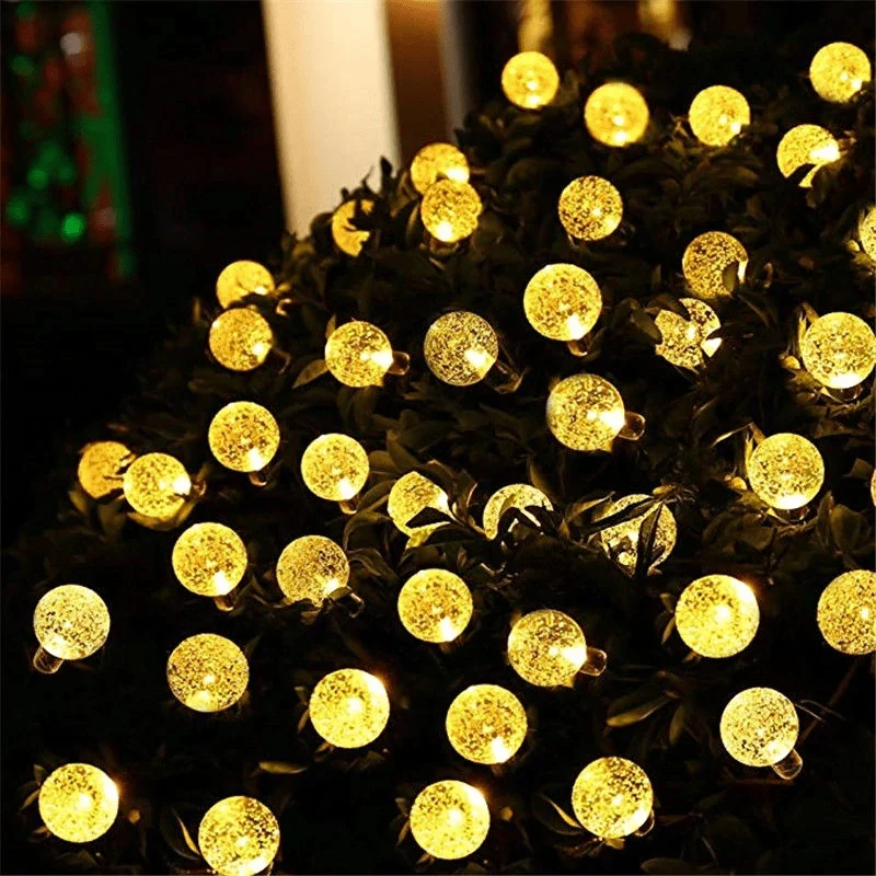 Guirlande Solaire Ampoule Extérieure LED