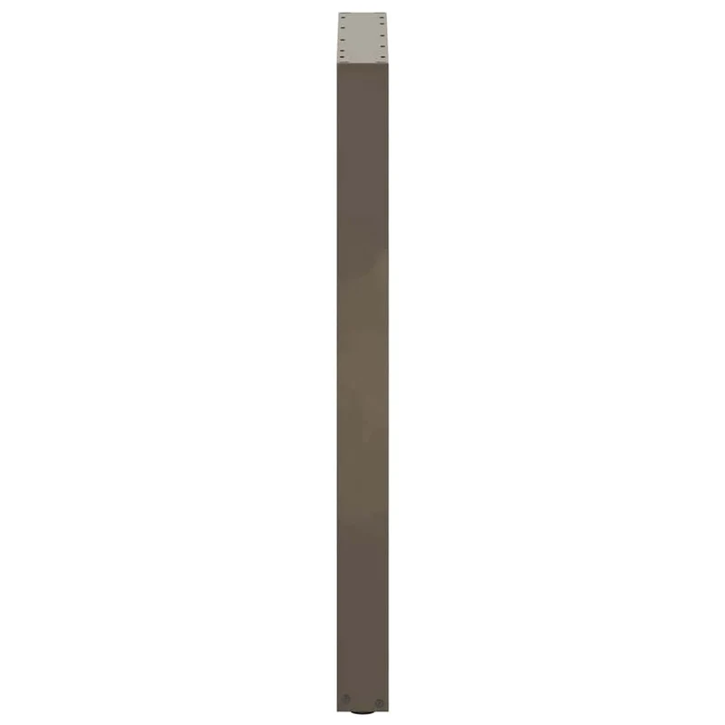 Lot de 2 pieds de table de bar en forme de U 60 x 100 cm stables et modernes en acier naturel 02_0057479